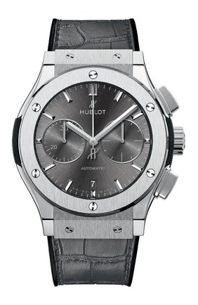 Мужские часы classic fusion racing grey chronograph titanium HUBLOT бесцветного цвета, арт. 521.NX.7071.LR | Фото 1 (Материал корпуса: Титан; Цвет циферблата: Другое; Механизм: Автомат)