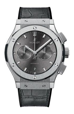 Мужские часы classic fusion racing grey chronograph titanium HUBLOT бесцветного цвета, арт. 541.NX.7070.LR | Фото 1 (Материал корпуса: Титан; Цвет циферблата: Другое; Механизм: Автомат)