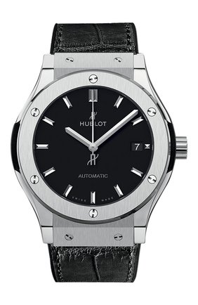 Мужские часы classic fusion titanium HUBLOT черного цвета по цене 586300 руб., арт. 542.NX.1171.LR | Фото 1 Мужские часы classic fusion titanium HUBLOT черного цвета, арт. 542.NX.1171.LR | Фото 1