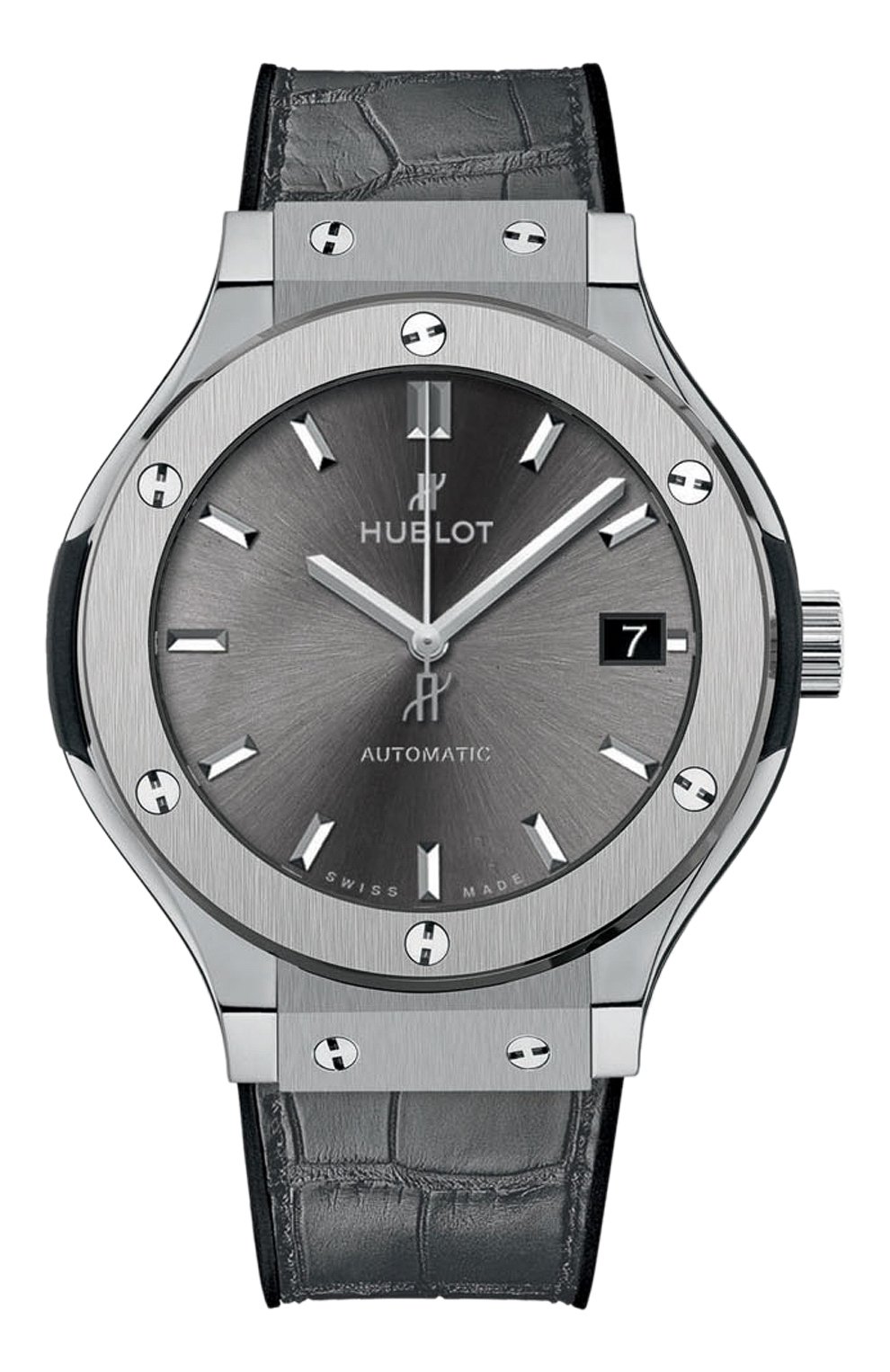Женские часы classic fusion titanium grey HUBLOT серебряного цвета, арт. 565.NX.7071.LR | Фото 1