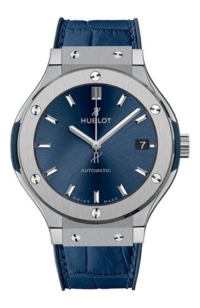 Женские часы classic fusion blue titanium HUBLOT синего цвета по цене 545300 руб., арт. 565.NX.7170.LR | Фото 1 Женские часы classic fusion blue titanium HUBLOT синего цвета, арт. 565.NX.7170.LR | Фото 1
