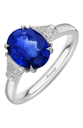 Женские кольцо MERCURY бесцветного цвета, арт. MR23365WSB | Фото 1 (Материал сплава: Белое золото; Драгоценные камни: Бриллианты)