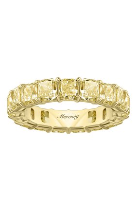 Женские кольцо MERCURY бесцветного цвета по цене 1414100 руб., арт. MR23511/YG/1YD0.20 | Фото 2 Женские кольцо MERCURY бесцветного цвета, арт. MR23511/YG/1YD0.20 | Фото 2