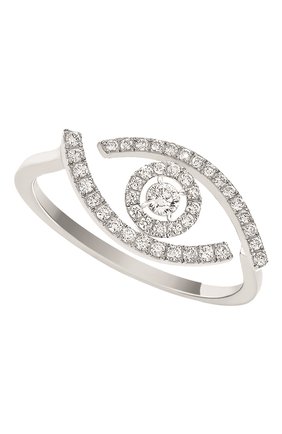 Женские кольцо MESSIKA бесцветного цвета, арт. 10037-WG | Фото 1 (Материал сплава: Белое золото; Драгоценные камни: Бриллианты)