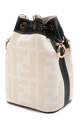 Женская сумка mon tresor FENDI белого цвета по цене 136000 руб., арт. 8BS010 A9P6 | Фото 3 Женская сумка mon tresor FENDI белого цвета, арт. 8BS010 A9P6 | Фото 3