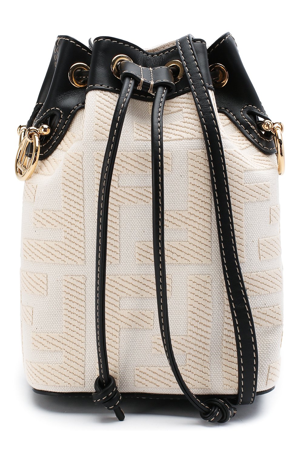 Женская сумка mon tresor FENDI белого цвета по цене 136000 руб., арт. 8BS010 A9P6 | Фото 6 Женская сумка mon tresor FENDI белого цвета, арт. 8BS010 A9P6 | Фото 6