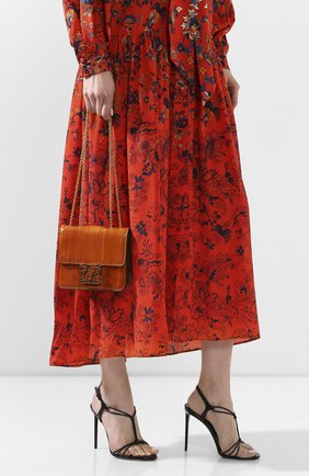 Женская сумка kalligraphy FENDI оранжевого цвета по цене 189500 руб., арт. 8BT317 A9P1 | Фото 2 Женская сумка kalligraphy FENDI оранжевого цвета, арт. 8BT317 A9P1 | Фото 2
