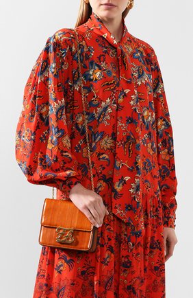 Женская сумка kalligraphy FENDI оранжевого цвета по цене 189500 руб., арт. 8BT317 A9P1 | Фото 5 Женская сумка kalligraphy FENDI оранжевого цвета, арт. 8BT317 A9P1 | Фото 5