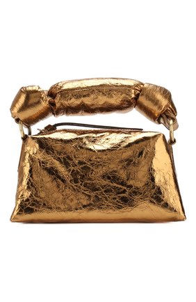 Женская сумка DRIES VAN NOTEN золотого цвета по цене 47500 руб., арт. 201-11500-251 | Фото 1 Женская сумка DRIES VAN NOTEN золотого цвета, арт. 201-11500-251 | Фото 1
