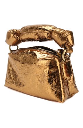Женская сумка DRIES VAN NOTEN золотого цвета по цене 47500 руб., арт. 201-11500-251 | Фото 4 Женская сумка DRIES VAN NOTEN золотого цвета, арт. 201-11500-251 | Фото 4
