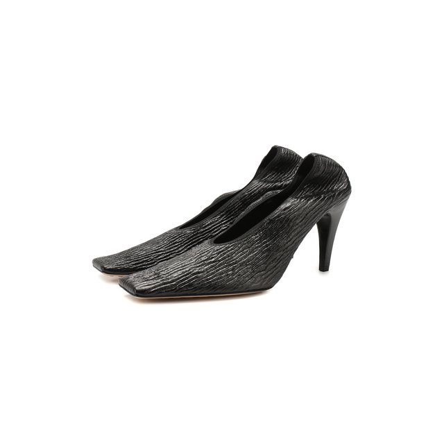 Кожаные туфли Bottega Veneta Чёрный 618782/VBTC0 5490842