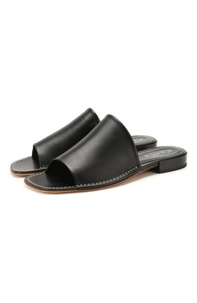 Женские кожаные шлепанцы TOD’S черного цвета по цене 34800 руб., арт. XXW55C0DC1000N | Фото 1 Женские кожаные шлепанцы TOD’S черного цвета, арт. XXW55C0DC1000N | Фото 1