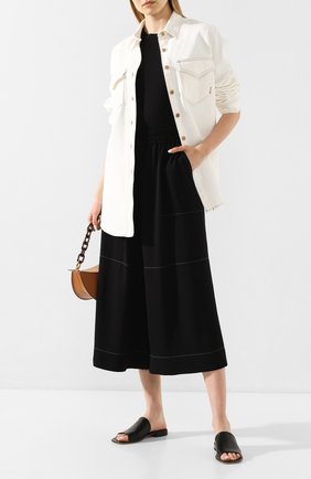 Женские кожаные шлепанцы TOD’S черного цвета по цене 34800 руб., арт. XXW55C0DC1000N | Фото 2 Женские кожаные шлепанцы TOD’S черного цвета, арт. XXW55C0DC1000N | Фото 2
