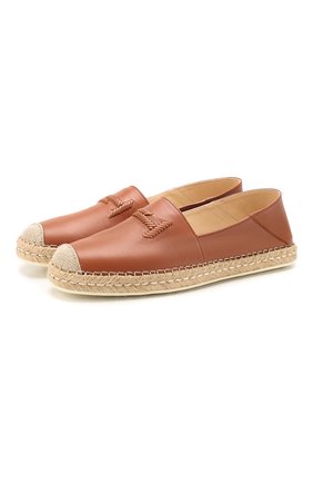 Женские кожаные эспадрильи TOD’S коричневого цвета по цене 31300 руб., арт. XXW66B0CY50NV7 | Фото 1 Женские кожаные эспадрильи TOD’S коричневого цвета, арт. XXW66B0CY50NV7 | Фото 1
