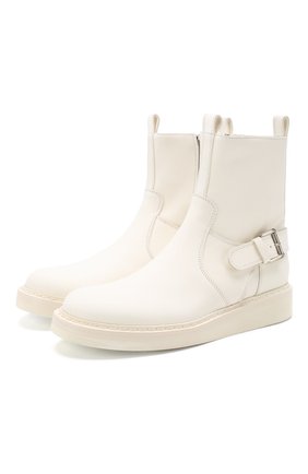 Женские кожаные ботинки ANN DEMEULEMEESTER белого цвета по цене 56000 руб., арт. 2001-2808-356-001 | Фото 1 Женские кожаные ботинки ANN DEMEULEMEESTER белого цвета, арт. 2001-2808-356-001 | Фото 1