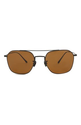 Женские солнцезащитные очки GIORGIO ARMANI коричневого цвета, арт. 6095T-327733 | Фото 4 (Тип очков: С/з; Очки форма: Прямоугольные; Оптика Гендер: оптика-мужское)