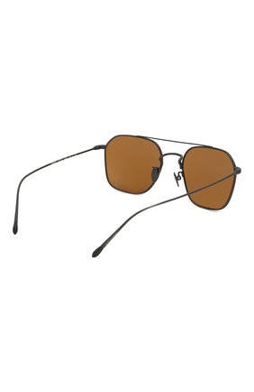 Женские солнцезащитные очки GIORGIO ARMANI коричневого цвета, арт. 6095T-327733 | Фото 5 (Тип очков: С/з; Очки форма: Прямоугольные; Оптика Гендер: оптика-мужское)