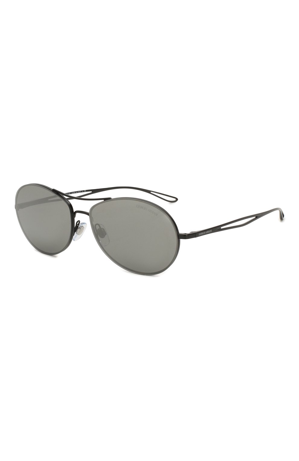Женские солнцезащитные очки GIORGIO ARMANI серого цвета, арт. 6099-30016G | Фото 1
