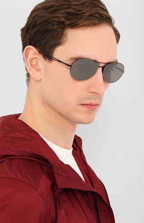 Женские солнцезащитные очки GIORGIO ARMANI серого цвета по цене 17000 руб., арт. 6099-30016G | Фото 3 Женские солнцезащитные очки GIORGIO ARMANI серого цвета, арт. 6099-30016G | Фото 3