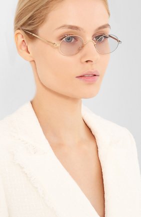 Женские солнцезащитные очки MAISON MARGIELA золотого цвета по цене 49950 руб., арт. MMCRAFT 005/291 | Фото 2 Женские солнцезащитные очки MAISON MARGIELA золотого цвета, арт. MMCRAFT 005/291 | Фото 2