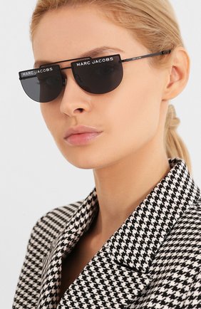 Женские солнцезащитные очки MARC JACOBS (THE) черного цвета по цене 11300 руб., арт. MARC 404 003 | Фото 2 Женские солнцезащитные очки MARC JACOBS (THE) черного цвета, арт. MARC 404 003 | Фото 2