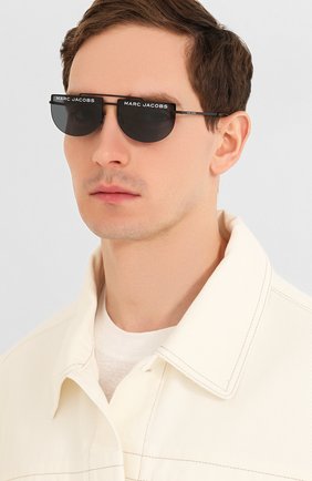 Женские солнцезащитные очки MARC JACOBS (THE) черного цвета по цене 11300 руб., арт. MARC 404 003 | Фото 3 Женские солнцезащитные очки MARC JACOBS (THE) черного цвета, арт. MARC 404 003 | Фото 3