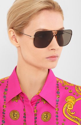 Женские солнцезащитные очки THOM BROWNE черного цвета по цене 69700 руб., арт. TB-114-02 | Фото 2 Женские солнцезащитные очки THOM BROWNE черного цвета, арт. TB-114-02 | Фото 2