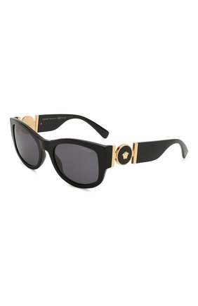 Женские солнцезащитные очки VERSACE черного цвета по цене 17600 руб., арт. 4372-GB1/81 | Фото 1 Женские солнцезащитные очки VERSACE черного цвета, арт. 4372-GB1/81 | Фото 1