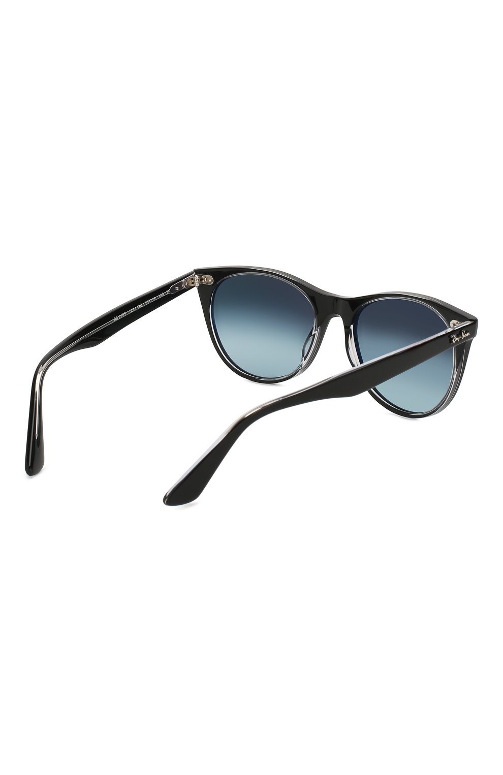 Женские солнцезащитные очки RAY-BAN синего цвета по цене 11400 руб., арт. 2185-12943M | Фото 4 Женские солнцезащитные очки RAY-BAN синего цвета, арт. 2185-12943M | Фото 4