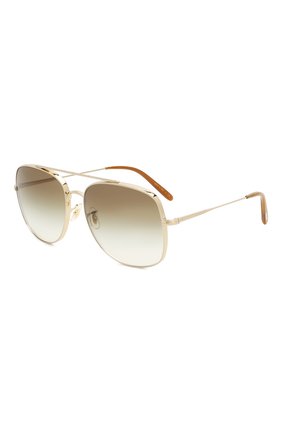 Женские солнцезащитные очки OLIVER PEOPLES светло-коричневого цвета по цене 25300 руб., арт. 1272S-50358E | Фото 1 Женские солнцезащитные очки OLIVER PEOPLES светло-коричневого цвета, арт. 1272S-50358E | Фото 1