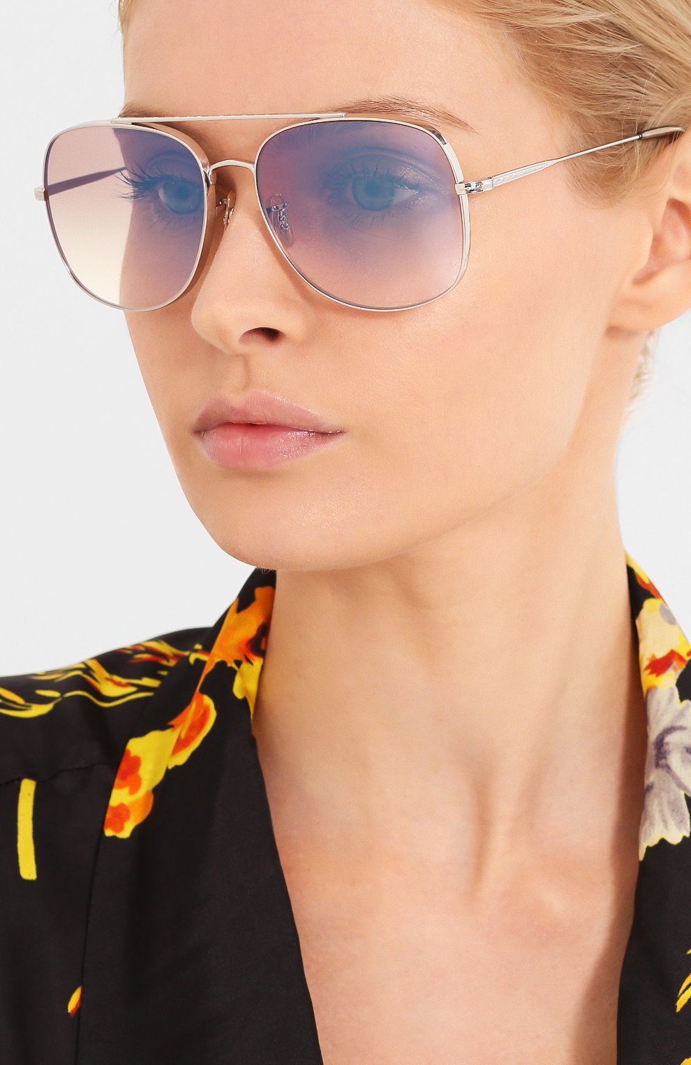 Женские солнцезащитные очки OLIVER PEOPLES сиреневого цвета по цене 23000 руб., арт. 1272S-5036K3 | Фото 2 Женские солнцезащитные очки OLIVER PEOPLES сиреневого цвета, арт. 1272S-5036K3 | Фото 2