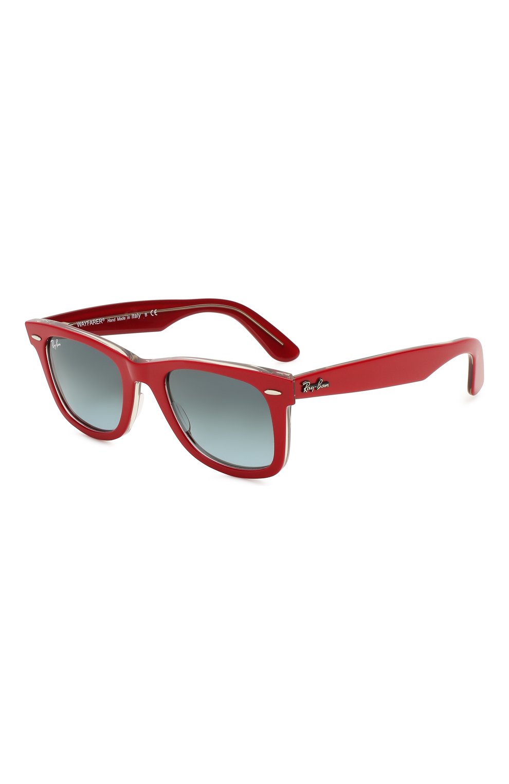 Женские солнцезащитные очки RAY-BAN красного цвета, арт. 2140-12963M | Фото 1 (Тип очков: С/з; Оптика Гендер: оптика-унисекс; Очки форма: Прямоугольные)