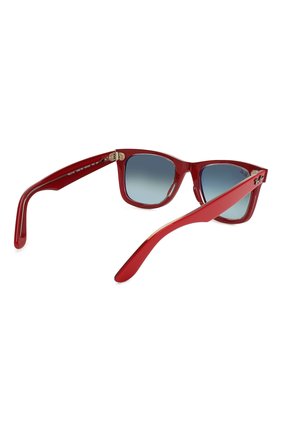 Женские солнцезащитные очки RAY-BAN красного цвета, арт. 2140-12963M | Фото 4 (Тип очков: С/з; Оптика Гендер: оптика-унисекс; Очки форма: Прямоугольные)