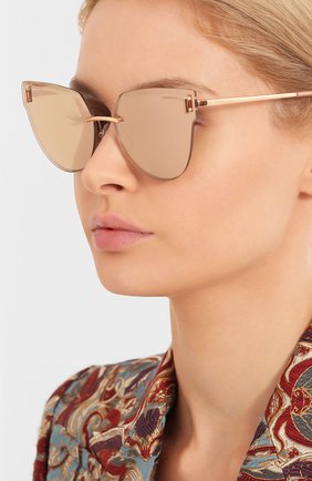 Женские солнцезащитные очки TIFFANY & CO. золотого цвета по цене 21900 руб., арт. 3070-61050W | Фото 2 Женские солнцезащитные очки TIFFANY & CO. золотого цвета, арт. 3070-61050W | Фото 2
