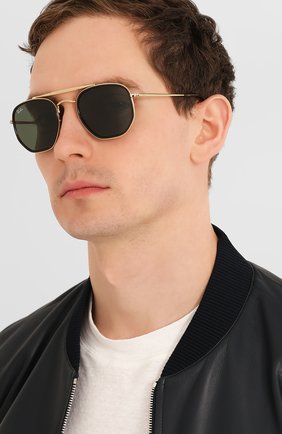 Женские солнцезащитные очки RAY-BAN темно-зеленого цвета по цене 11400 руб., арт. 3648M-001 | Фото 3 Женские солнцезащитные очки RAY-BAN темно-зеленого цвета, арт. 3648M-001 | Фото 3