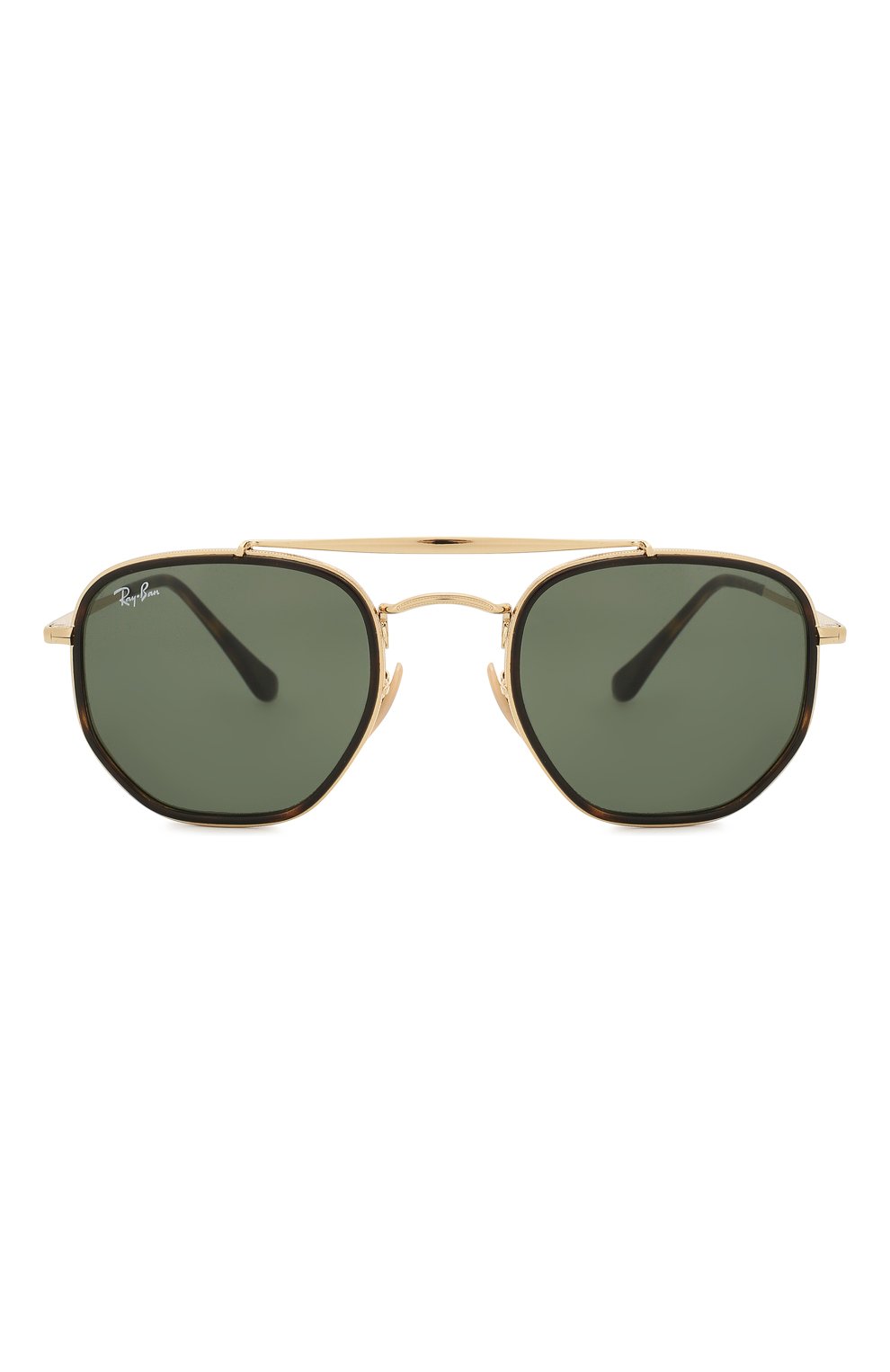 Женские солнцезащитные очки RAY-BAN темно-зеленого цвета, арт. 3648M-001 | Фото 4 (Кросс-КТ: С/з-унисекс; Региональные ограничения белый список (Axapta Mercury): RU; Тип очков: С/з; Оптика Гендер: оптика-унисекс; Очки форма: Прямоугольные)