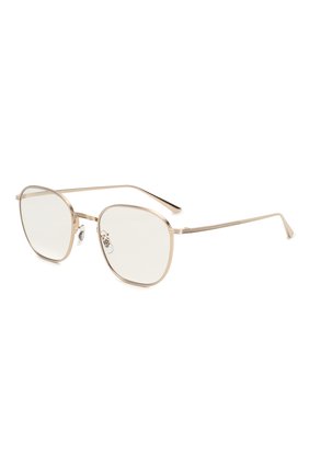 Женские солнцезащитные очки THE ROW X OLIVER PEOPLES золотого цвета по цене 29500 руб., арт. 1230ST-52921W | Фото 1 Женские солнцезащитные очки THE ROW X OLIVER PEOPLES золотого цвета, арт. 1230ST-52921W | Фото 1