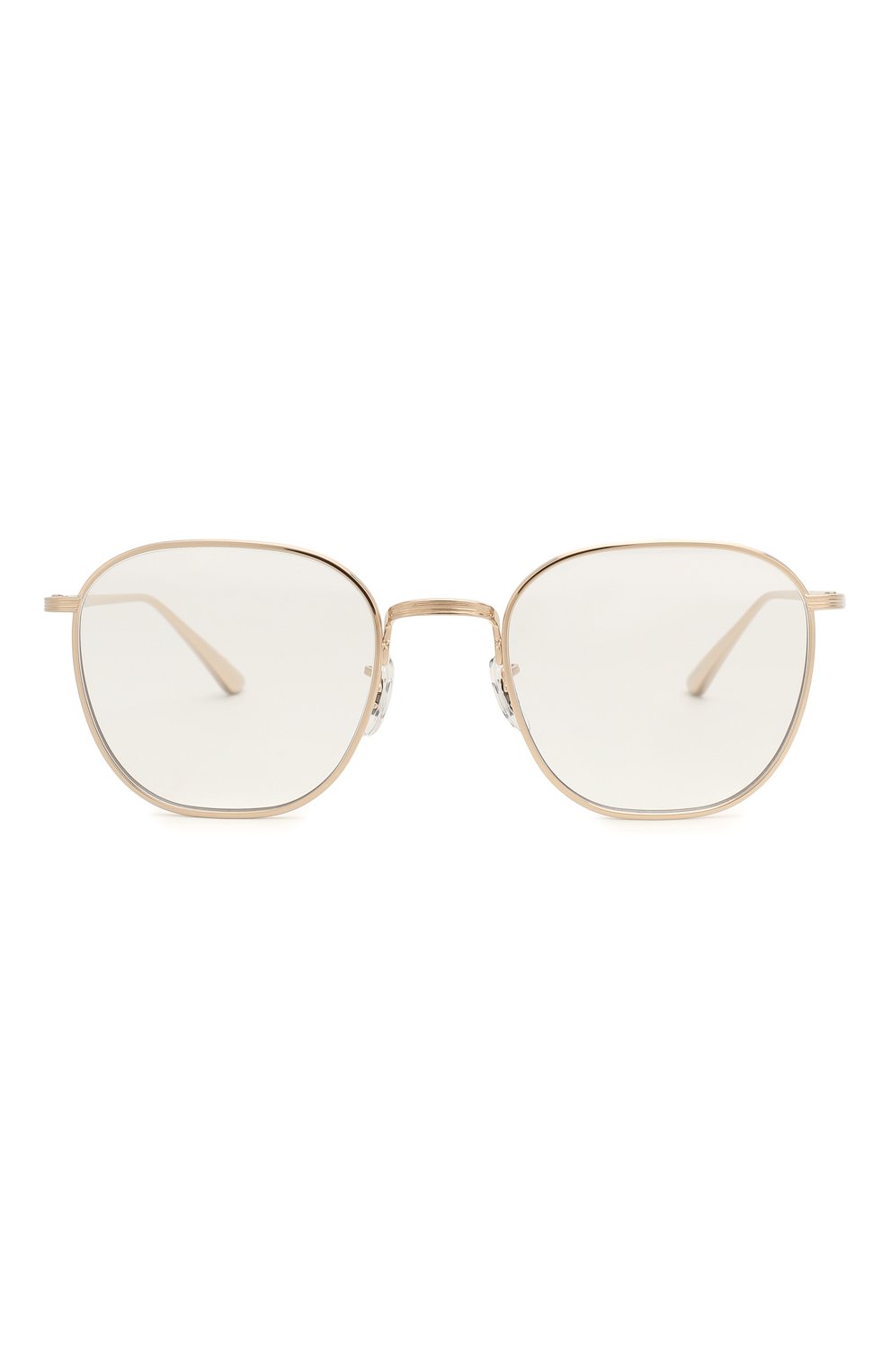 Женские солнцезащитные очки OLIVER PEOPLES золотого цвета по цене 26900 руб., арт. 1230ST-52921W | Фото 4 Женские солнцезащитные очки OLIVER PEOPLES золотого цвета, арт. 1230ST-52921W | Фото 4