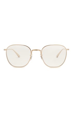 Женские солнцезащитные очки OLIVER PEOPLES золотого цвета по цене 26900 руб., арт. 1230ST-52921W | Фото 4 Женские солнцезащитные очки OLIVER PEOPLES золотого цвета, арт. 1230ST-52921W | Фото 4