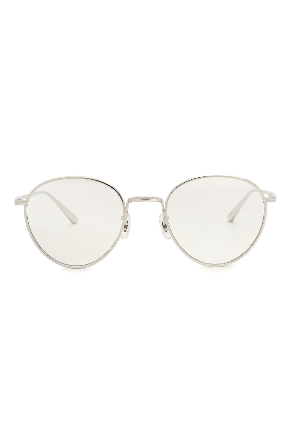 Женские солнцезащитные очки OLIVER PEOPLES серебряного цвета по цене 26700 руб., арт. 1231ST-50361W | Фото 4 Женские солнцезащитные очки OLIVER PEOPLES серебряного цвета, арт. 1231ST-50361W | Фото 4