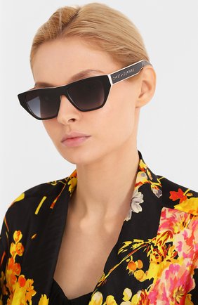 Женские солнцезащитные очки DIOR черного цвета по цене 26300 руб., арт. DI0RINSIDE0UT2 3H2 | Фото 2 Женские солнцезащитные очки DIOR черного цвета, арт. DI0RINSIDE0UT2 3H2 | Фото 2