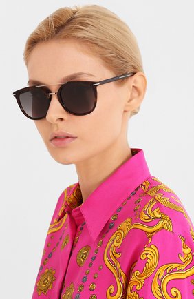 Женские солнцезащитные очки DIOR коричневого цвета по цене 27200 руб., арт. BLACKTIE267S 086 | Фото 2 Женские солнцезащитные очки DIOR коричневого цвета, арт. BLACKTIE267S 086 | Фото 2