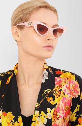 Мужские солнцезащитные очки DOLCE & GABBANA розового цвета по цене 21500 руб., арт. 4368-323113 | Фото 2 Мужские солнцезащитные очки DOLCE & GABBANA розового цвета, арт. 4368-323113 | Фото 2