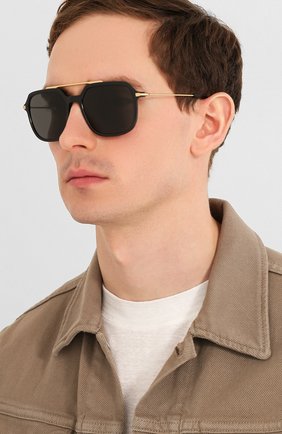 Женские солнцезащитные очки DOLCE & GABBANA черного цвета по цене 16300 руб., арт. 6129-501/87 | Фото 3 Женские солнцезащитные очки DOLCE & GABBANA черного цвета, арт. 6129-501/87 | Фото 3