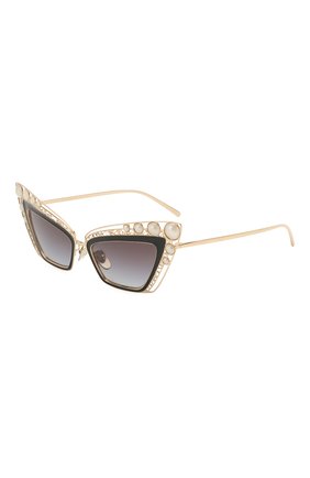 Женские солнцезащитные очки DOLCE & GABBANA золотого цвета по цене 31600 руб., арт. 2254H-13348G | Фото 1 Женские солнцезащитные очки DOLCE & GABBANA золотого цвета, арт. 2254H-13348G | Фото 1