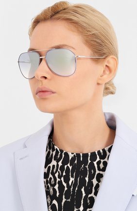Мужские солнцезащитные очки DOLCE & GABBANA голубого цвета по цене 16300 руб., арт. 2166-1325V6 | Фото 2 Мужские солнцезащитные очки DOLCE & GABBANA голубого цвета, арт. 2166-1325V6 | Фото 2