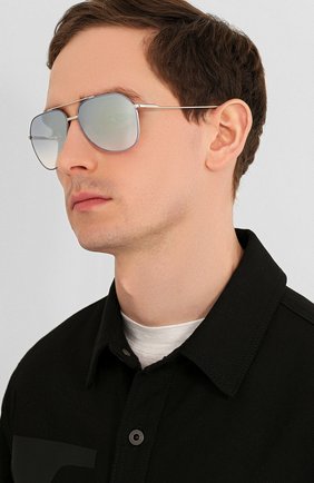 Женские солнцезащитные очки DOLCE & GABBANA голубого цвета по цене 16300 руб., арт. 2166-1325V6 | Фото 3 Женские солнцезащитные очки DOLCE & GABBANA голубого цвета, арт. 2166-1325V6 | Фото 3