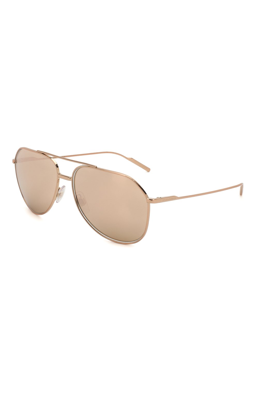 Женские солнцезащитные очки DOLCE & GABBANA золотого цвета, арт. 2166-K03/5R | Фото 1