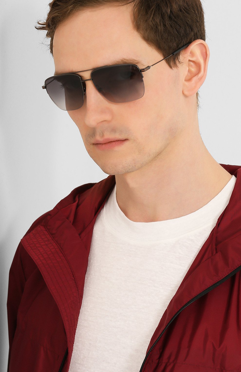 Мужские солнцезащитные очки ERMENEGILDO ZEGNA серого цвета по цене 19500 руб., арт. EZ0138 08B | Фото 2 Мужские солнцезащитные очки ERMENEGILDO ZEGNA серого цвета, арт. EZ0138 08B | Фото 2