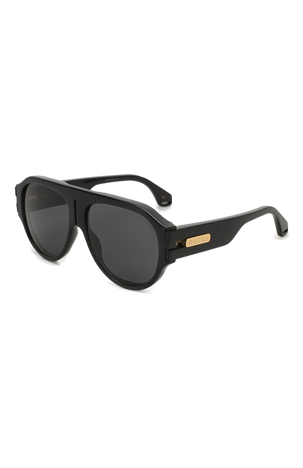 Женские солнцезащитные очки GUCCI черного цвета, арт. GG0665S 001 | Фото 1
